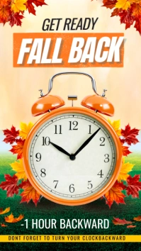 Daylight saving time Instagram Story template