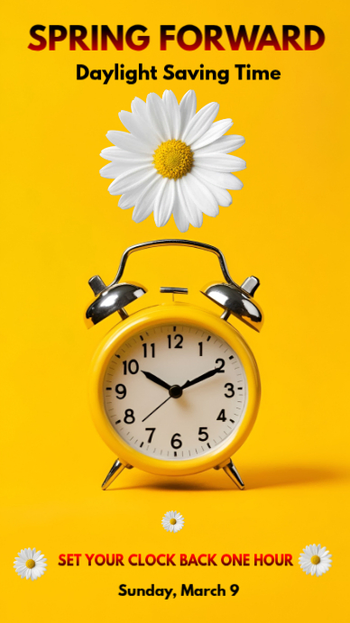 Copy of Daylight saving Time | PosterMyWall