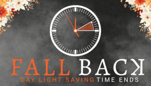 Brun Daylight Saving Time Ends Header ng Blog Template