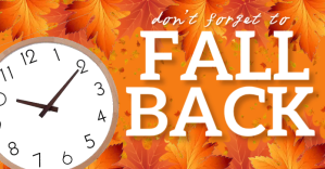 White Daylight Saving Time Reminder Facebook Shared Image Template