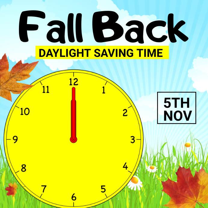 Modèle Daylight saving time instagram post | PosterMyWall