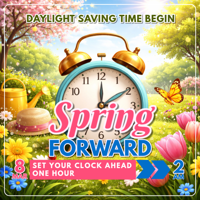 Copy of Daylight Saving Time Pos Instagram | PosterMyWall