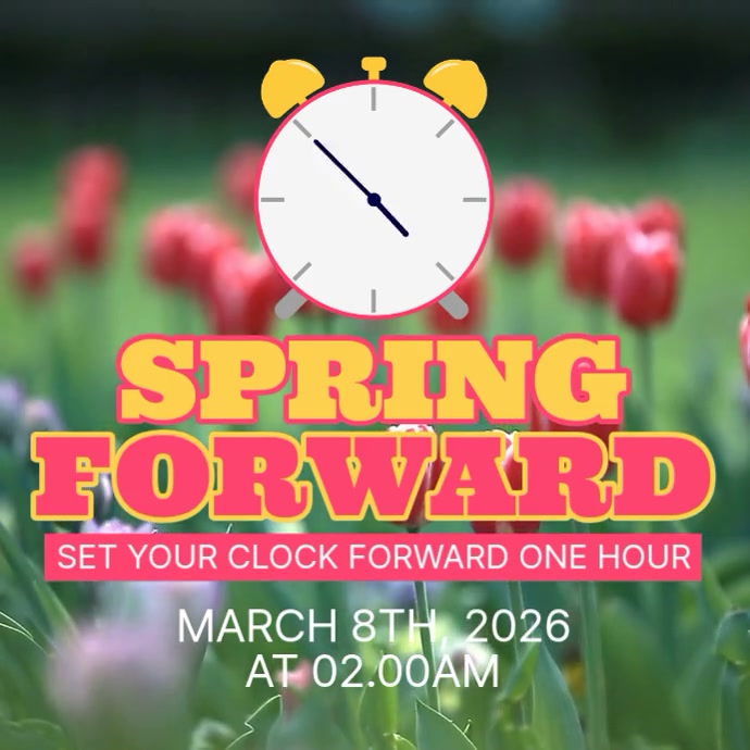 Daylight Saving Time Reminder Pos Instagram Template | PosterMyWall
