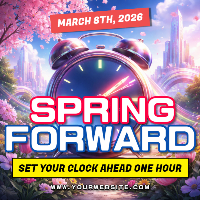 Plantilla de Daylight Saving Time Reminder Pos Instagram | PosterMyWall