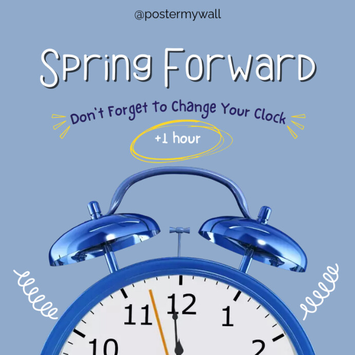 Copy of Daylight savings poster PosterMyWall