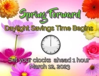 Daylight Savings Time 2023 Flyer (format US Letter) template