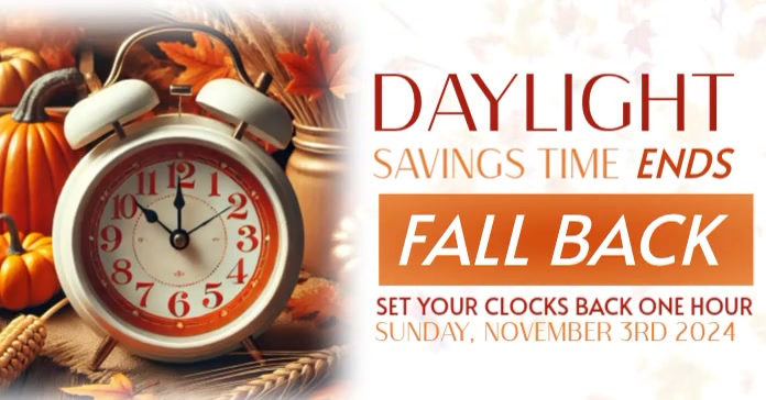 Daylight Savings Time Reminder Template | PosterMyWall