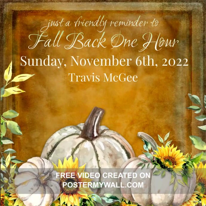 Copy of Daylight Savings Time Instagram Size | PosterMyWall
