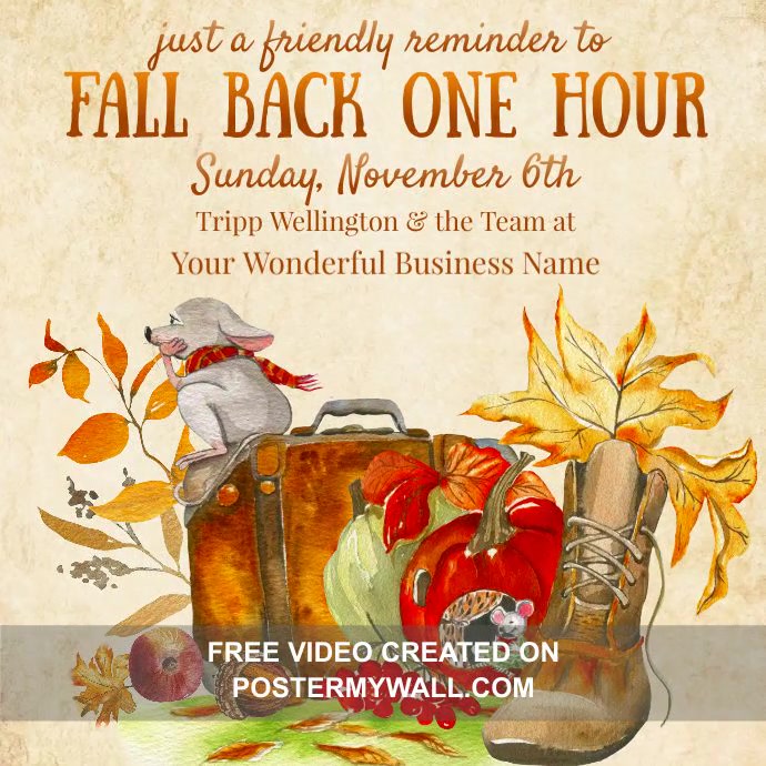 Daylight Savings Time Reminder for Instagram Template | PosterMyWall