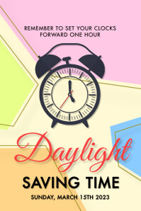 spring forward poster Template | PosterMyWall