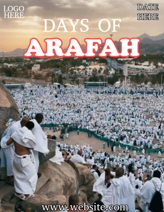 Days of arafah Template | PosterMyWall