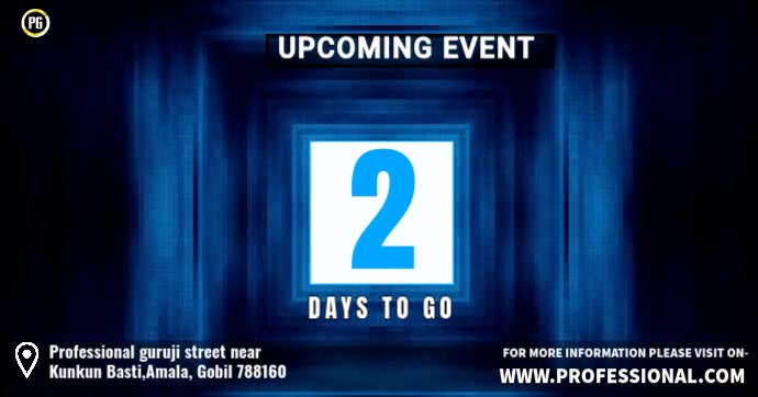 days to go, Facebook Shared Image template