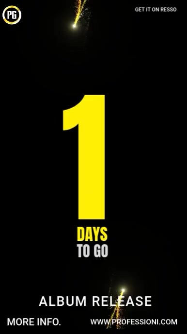 days to go Instagram Story template