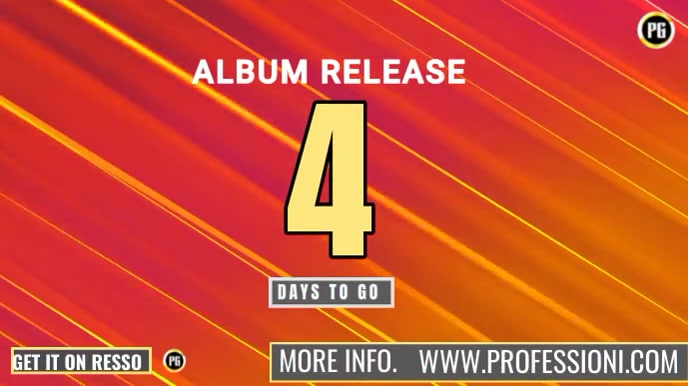 days to go Digital Display (16:9) template