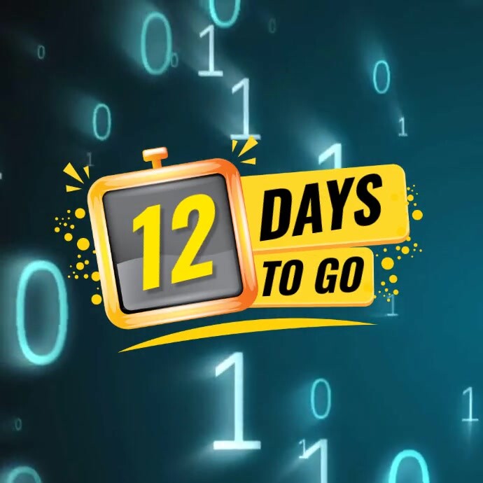 Days To Go Video Template Instagram Post