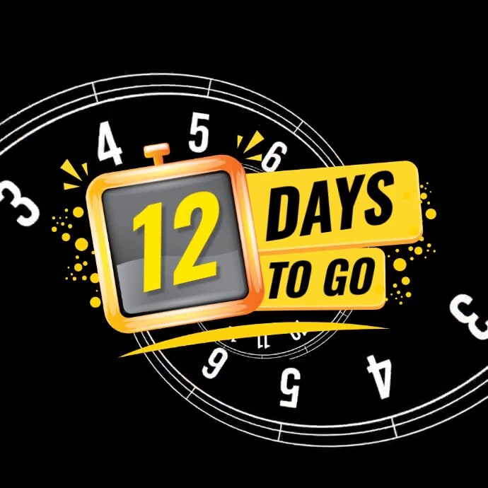 Days To Go Video Template Instagram Post