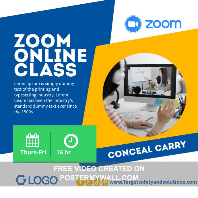 Online Class instagram template PosterMyWall
