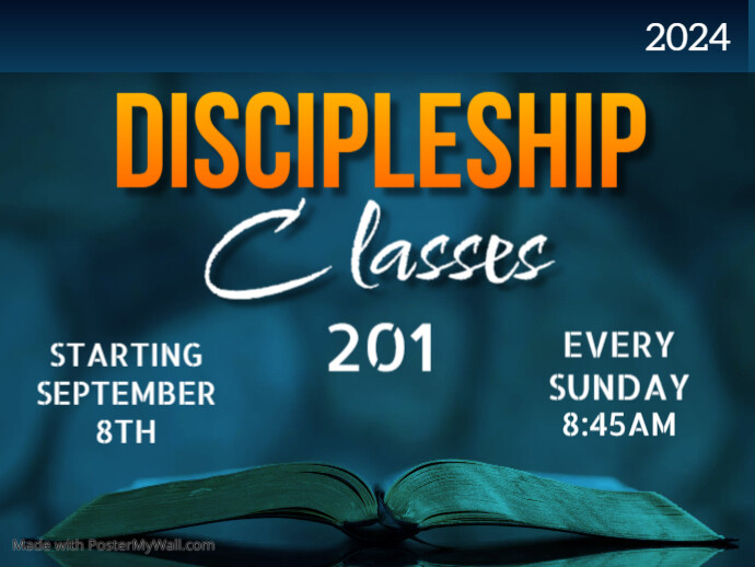 discipleship class flyer | PosterMyWall