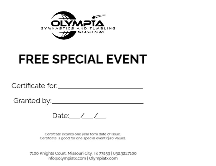 Free Special Event | PosterMyWall