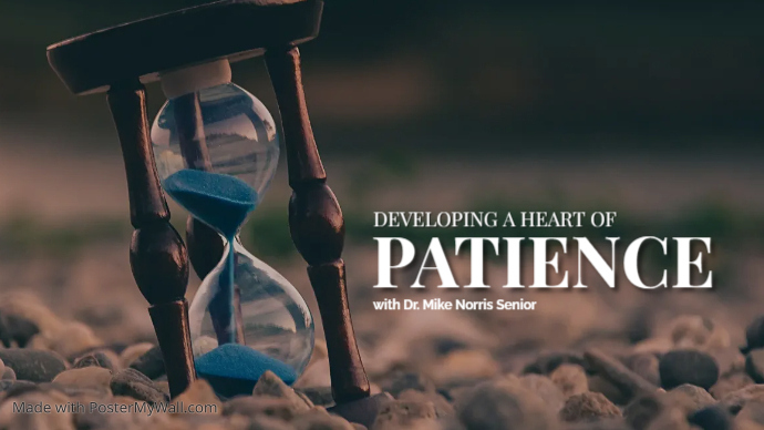 Copy of Sermon topic design church flyer patience | PosterMyWall