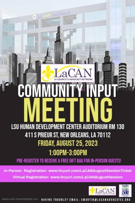 In person input flyer | PosterMyWall