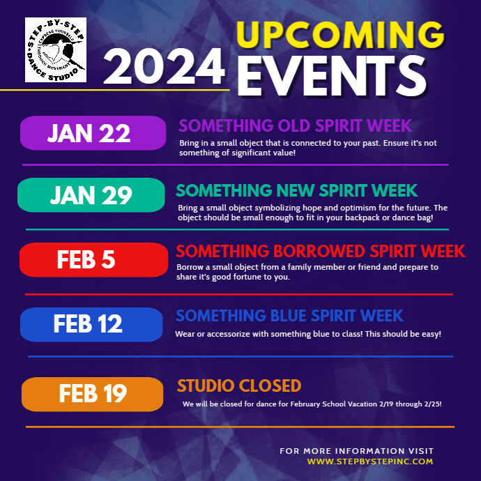 Upcoming Events | PosterMyWall