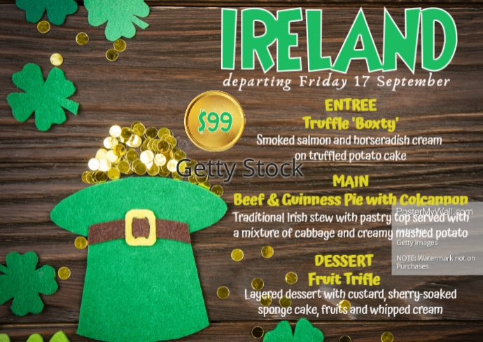 ireland yellow headings | PosterMyWall