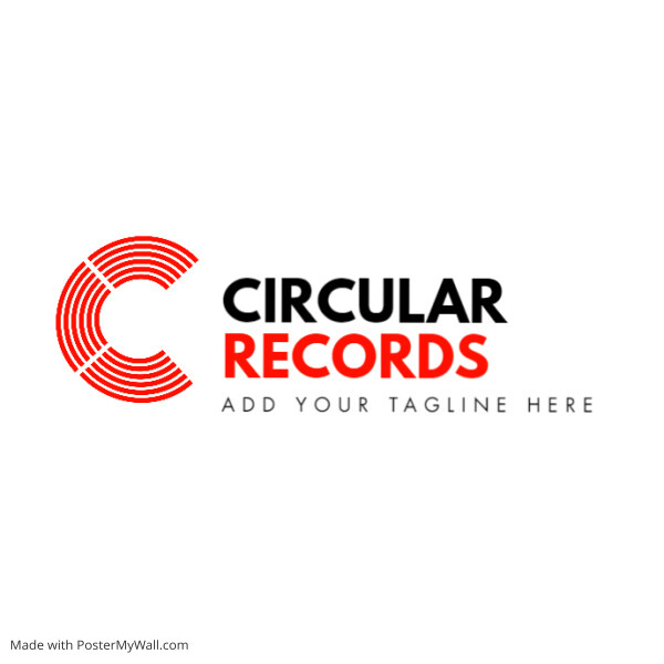 red and black colors logo modern icon