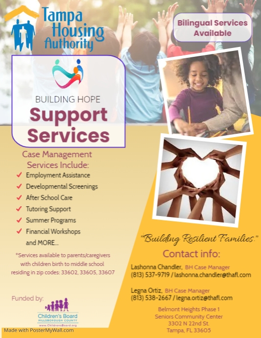 Building Hope Program Belmont Heights | PosterMyWall