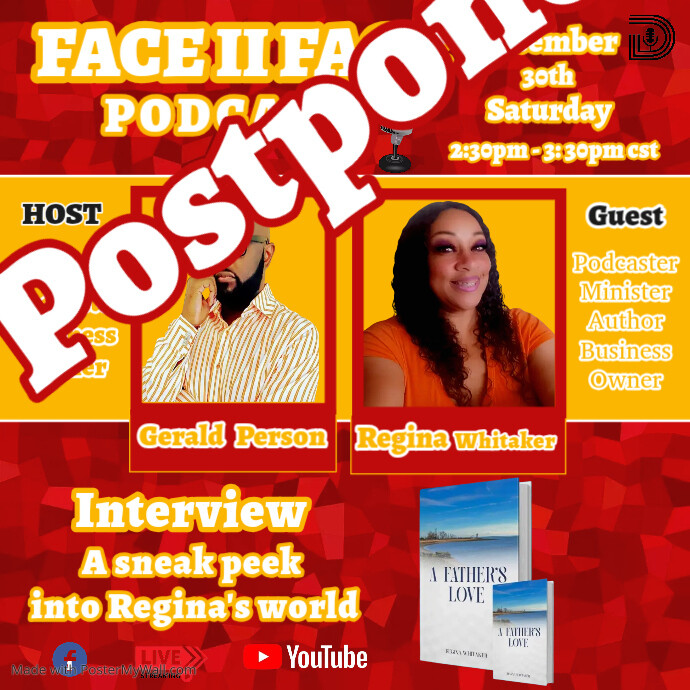 Copy of podcast interview online advertisement instag | PosterMyWall