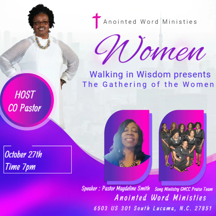 Women's Church Conference Event Template | PosterMyWall