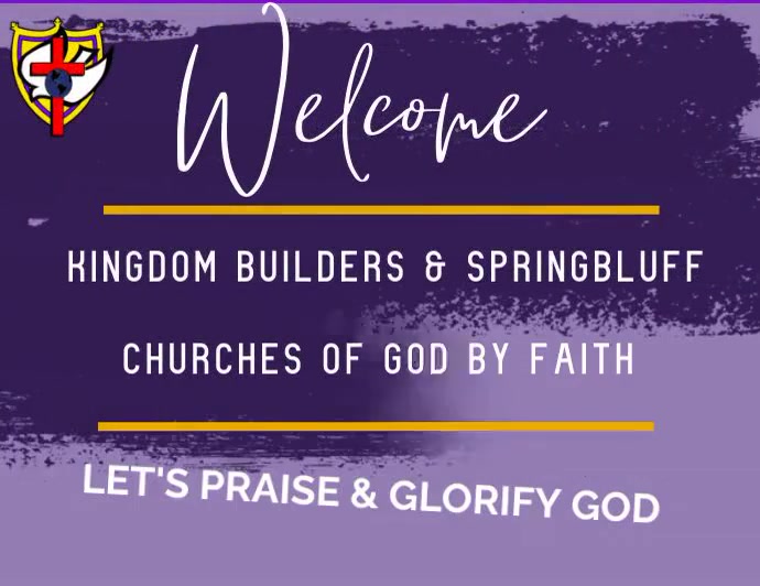 Blue Welcome Flyer (US Letter) template