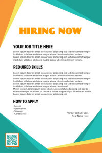 Create Hiring Job Posters For Free Postermywall