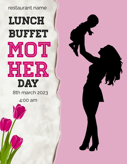 Mother's Day Flyer (US Letter) template