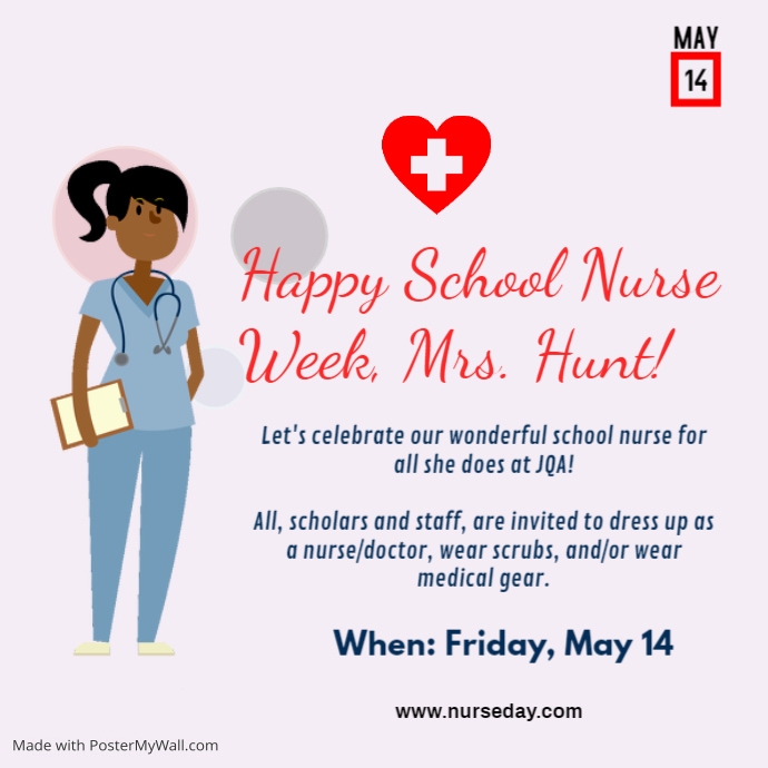 Nurse Week Dress Up Celebration Eng Instagram Post template