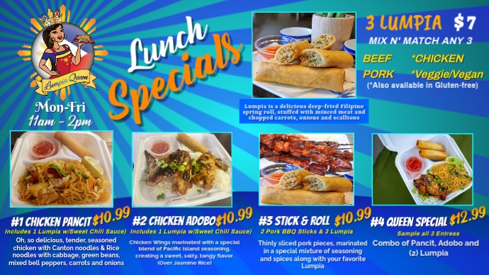Digit Menu - Lunch | PosterMyWall