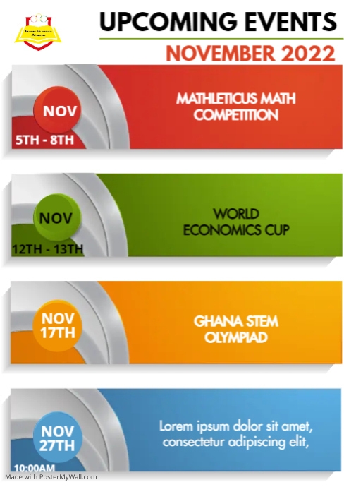 Sports team schedules | PosterMyWall