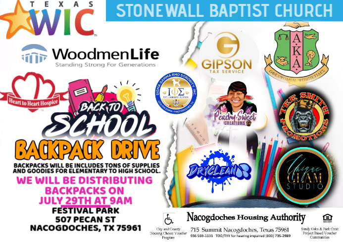 Back To School Backpack Drive Post Template | PosterMyWall