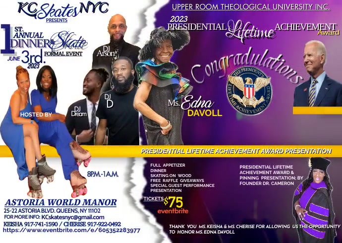 PVSA Flyer for Ms. Edna Dovall | PosterMyWall