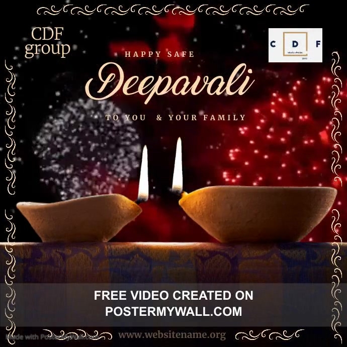 Copy of Copy of Deepavali Best Wishes Post Template | PosterMyWall