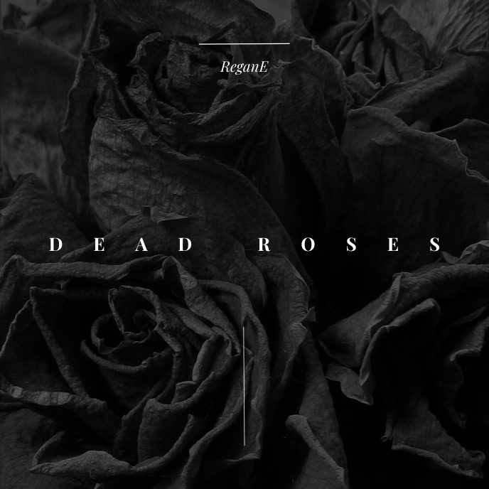 Dead Roses Black & White CD Cover Template | PosterMyWall