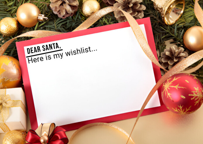 Dear Santa poster ad design Template | PosterMyWall
