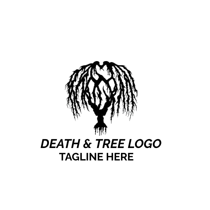 DEATH & TREE LOGO Template | PosterMyWall