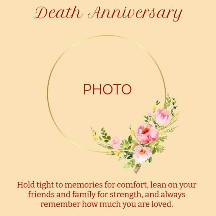 death anniversary 1 Template PosterMyWall