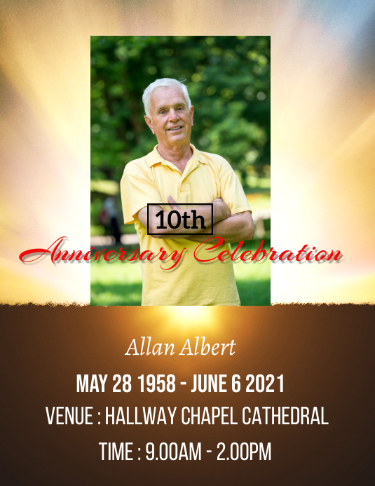 Modele Anniversaire De Deces Et Necrologie Postermywall Modele Anniversaire De Deces Et Necrologie Postermywall