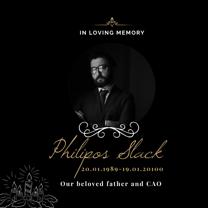 Death anniversary Template | PosterMyWall