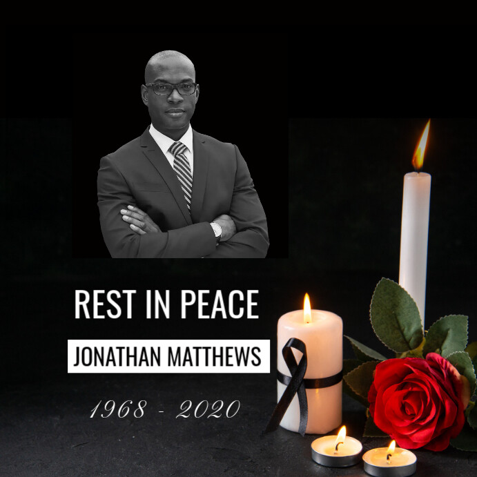 Death Annoucement Template | PosterMyWall