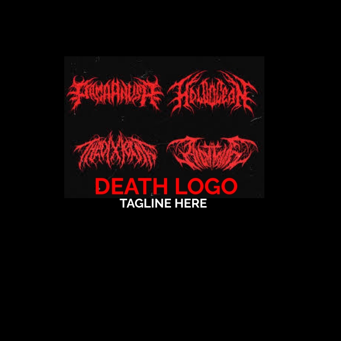 DEATH LOGO Template | PosterMyWall