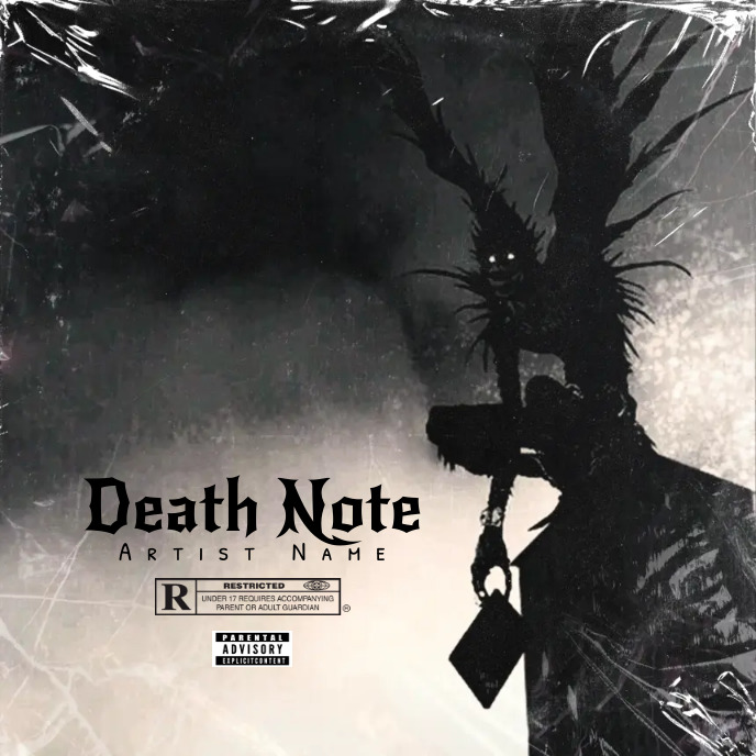 Death note Album Cover music art trap mixtape Template | PosterMyWall