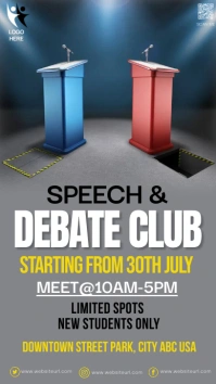Debate Post Layout Debate Posters